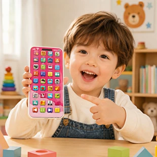 Игрушечный сенсорный телефон для раннего развития