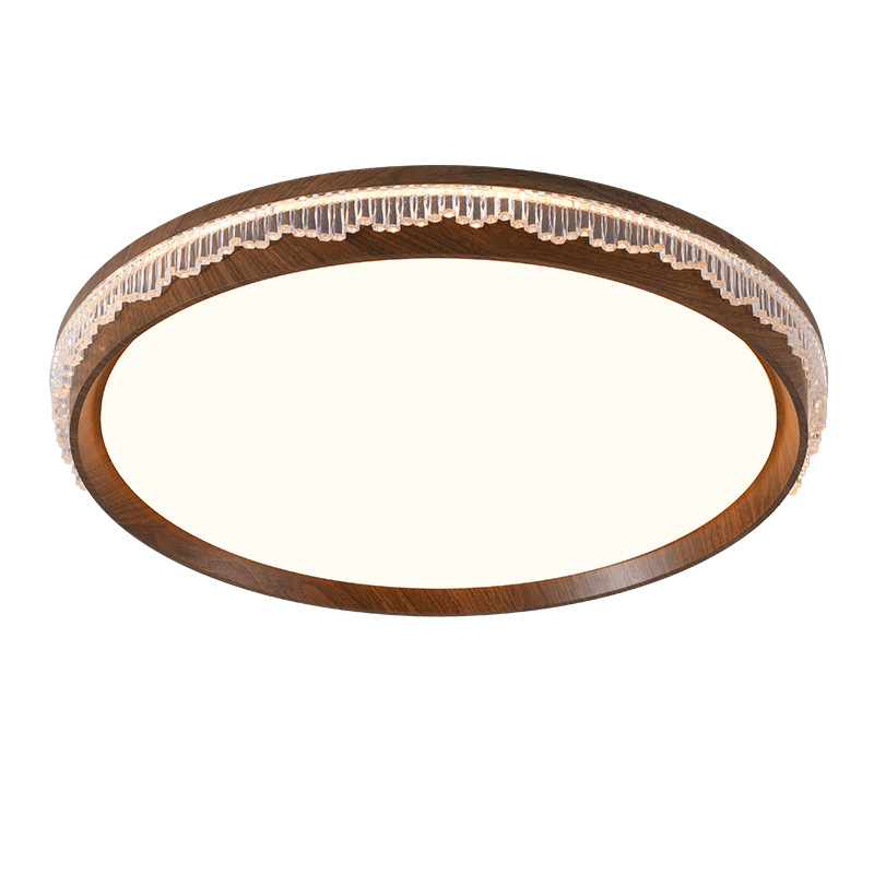 [Seleccionado cuidadosamente] Lámpara de techo de sala de estar de mediana edad, nueva lámpara de dormitorio de estilo chino, luz de protección ocular de espectro completo creativa retro para la habitación de los niños