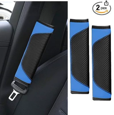 Seat belt shoulder pad shoulder protector, breathable leather