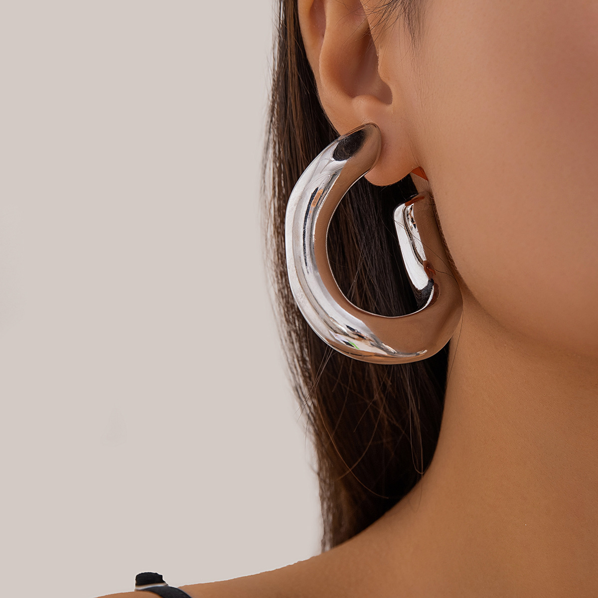 10g Weight Alloy Ear Needle Material Drop Earrings Classification 1 Pair Quantity Casual Occasion CCB Material Geometric Pattern Women's Gender Plating Design Simple Style Style 1 Pair Simple Style Geometric Plating CCB Drop Earrings 14