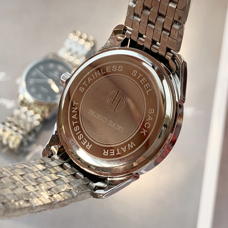 Nouvelles montres pour hommes Le Locle montres pour hommes simple, à la mode et de grande valeur calendrier bracelet en acier montre à Quartz_voghion.com