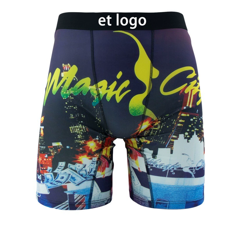 [Европейско-американский горячий стиль] Ethika одинаковый стиль мужские европейско-американские трендовые принты роскошные шумные боксеры-боксёры мужские