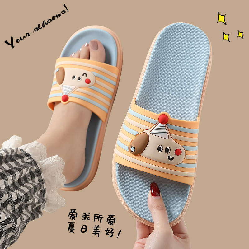 Thick-Soled Slippers for Women, Summer Indoor Home Wear, Cute Cartoon Style, Silent Bathroom Non-Slip Slippers for Women Wholesale Thick-Soled Slippers for Women, Summer Indoor Home Wear, Cute Cartoon Style, Silent Bathroom Non-Slip Slippers for Women Wholesale