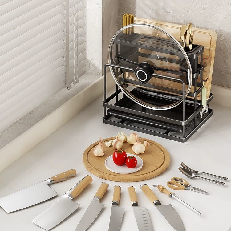 Кухонный нож, многофункциональная столешница, бытовая доска для хранения, нож, держатель для палочек для еды, стеллаж для хранения разделочной доски, держатель для ножей, настенный интегрированный