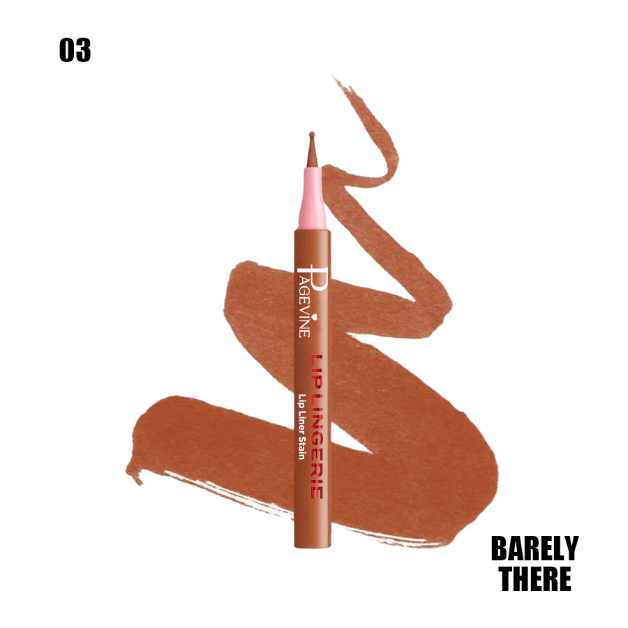 El estilo transfronterizo PAGE VINE lápiz de maquillaje de color natural no es fácil de manchar lápiz de maquillaje de labios de cabeza redonda