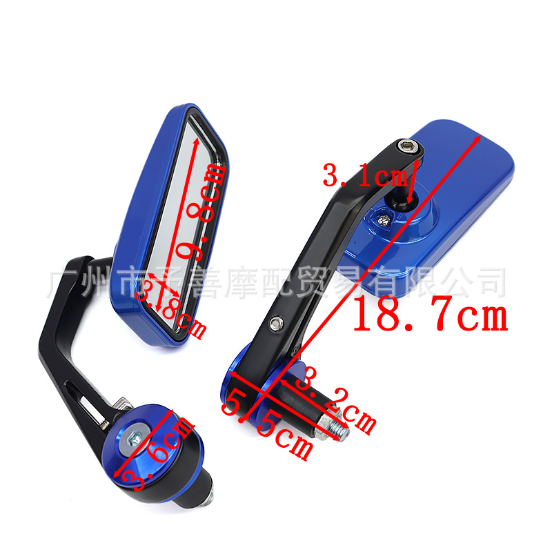 Sh-5215 Is Suitable for Motorcycles, Sports Cars, and Electric Motorcycle Series Handlebar Rearview Mirrors That Can Rotate 360 Degrees ° Rotates Without Dead Ends