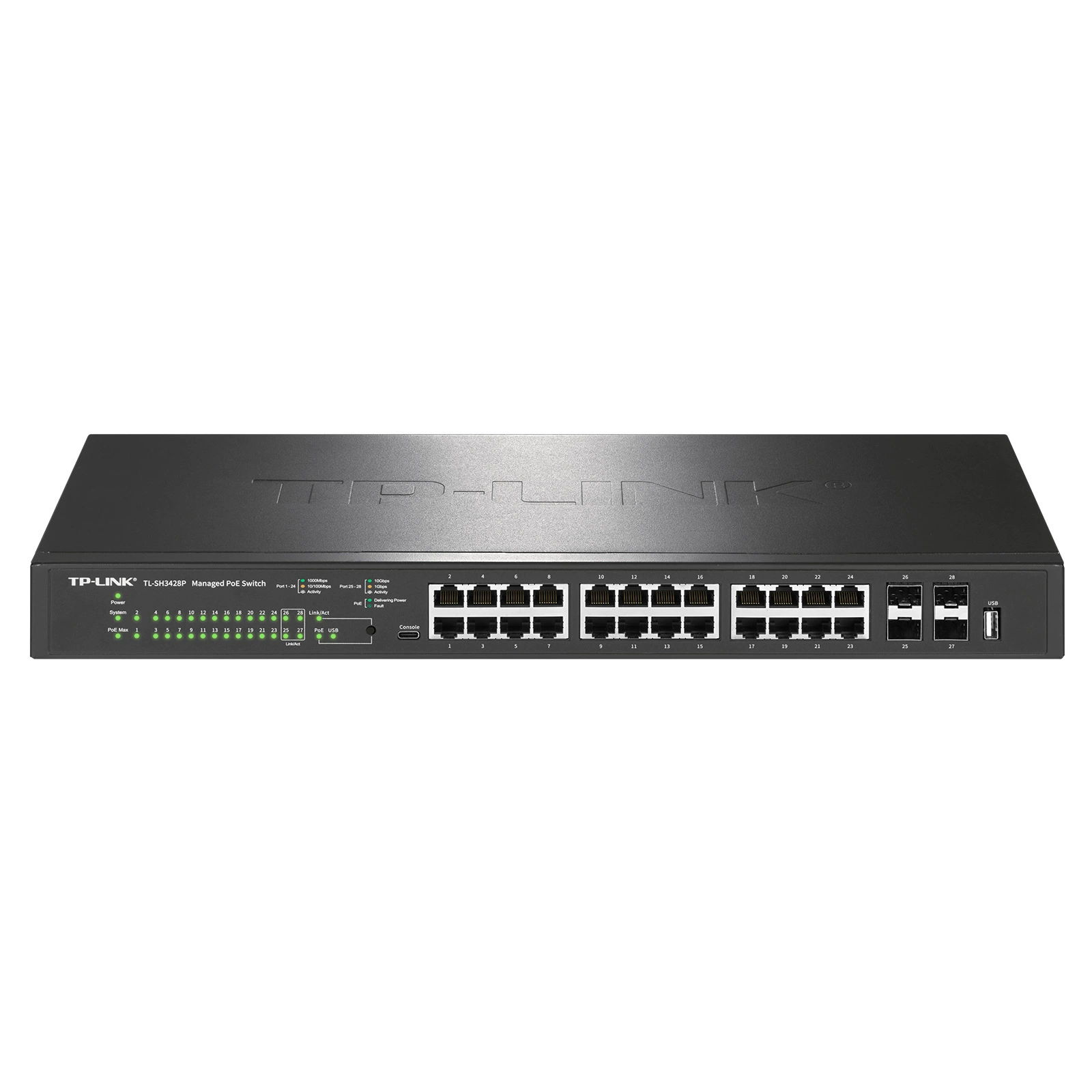 TP-LINK TL-SH3428P 10G аплинк управляемый PoE коммутатор