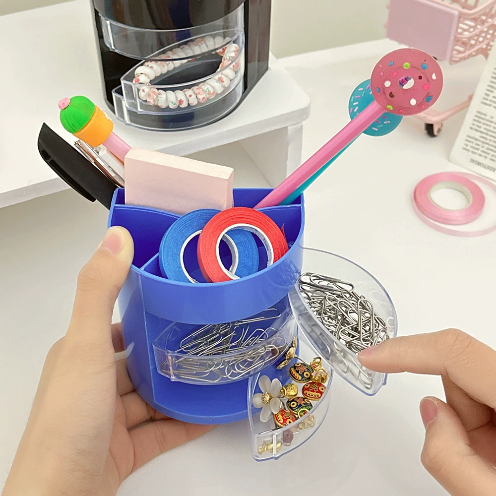 Plastic storage system, universal pens holder, stationery, storage box