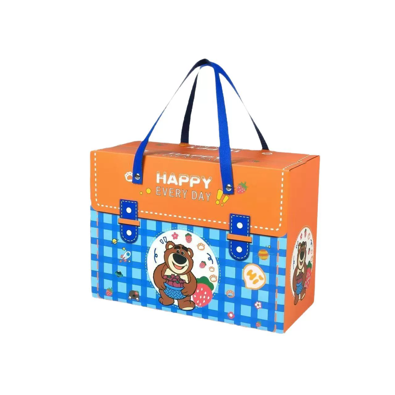 Children's cartoon gift bag, handheld party favor box, cute portable birthday souvenir
