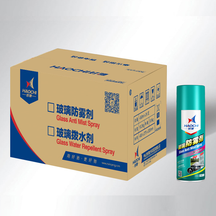 Glass anti-fog agent OEM, private label processing for car window glass, long-lasting anti-fog for clear vision, customized aerosol spray
