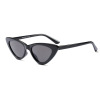 Fashionable sunglasses, triangle hip-hop style, glasses solar-powered, European style, cat's eye