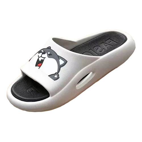 Men's Summer Ins Trend Indoor Home Use Bathroom Cooling Slippers with a Sense of Sophistication for Men, Wearable Outdoors