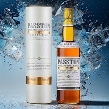 厂家直供派斯顿进口洋酒苏格兰高地单一麦芽威士忌金装礼盒版瓶装