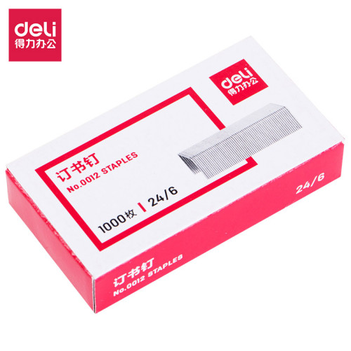Deli staples 24/6 universal stapler 12# standard type 12 office stationery unified stapler stapler