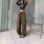春秋秋季美式薄款女裤子