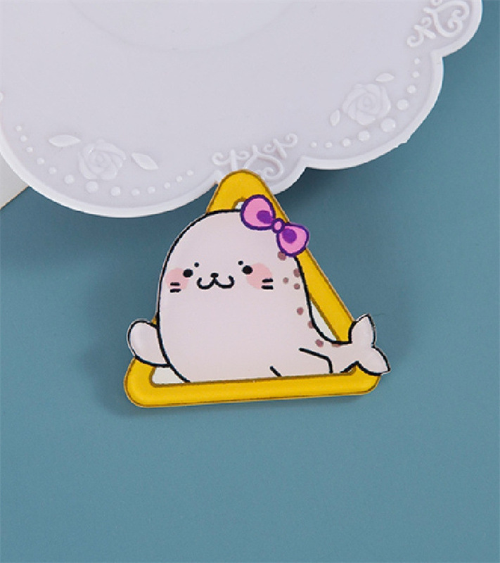 新しい子供の漫画のバッジのかわいい少女の心の文字の虹のアクリルのブローチのかばんのピンは卸売りを飾ります。|undefined