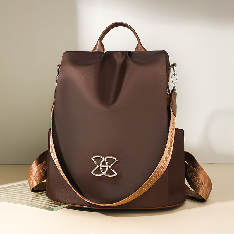 De alta calidad de Corea del Sur de seda mochila de las mujeres 2024 nueva mochila de gran capacidad de las mujeres al aire libre hombro de viaje antirrobo