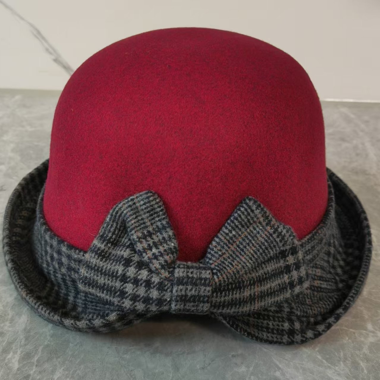 Sombrero de las mujeres otoño e invierno nuevo sombrero de lana de las mujeres moda plegable suave conformación cúpula caliente cuenca sombrero al por mayor