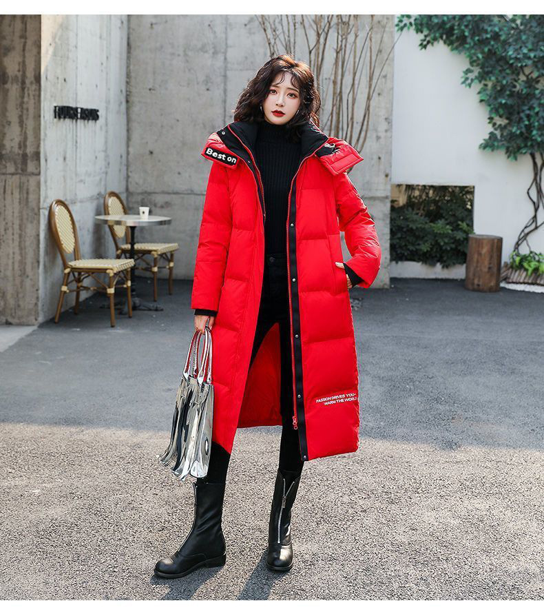 Women's Long Warm Winter Coat High-end Korean Style Casual Jacket_voghion.com