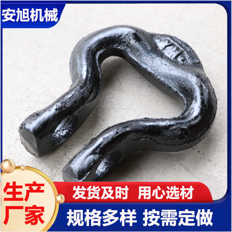 矿用连接环链钩单孔链钩  山东厂家推荐店主推荐  现货提升机链钩