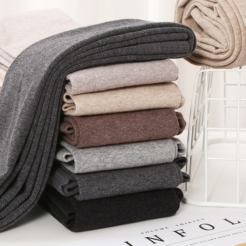 Spring and autumn 150g leggings plus velvet padded cotton vertical stripes winter 350g leggings women 220g pantyhose