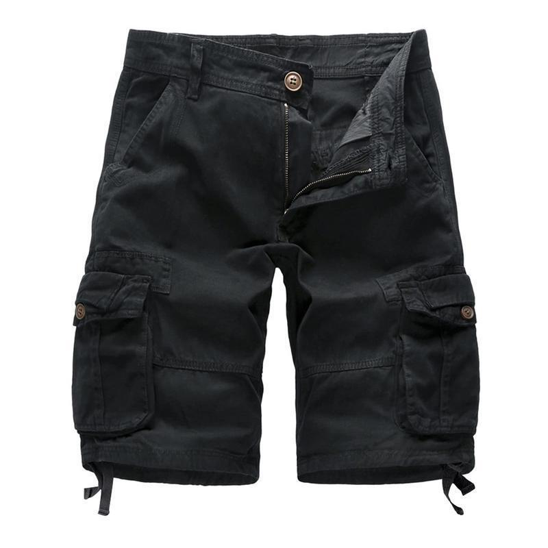 O 90102 Multi-Pocket Men's Cargo Capris Multi-Pocket Men's Workwear Shorts O 90102 Multi-Pocket Men's Cargo Capris Multi-Pocket Men's Workwear Shorts