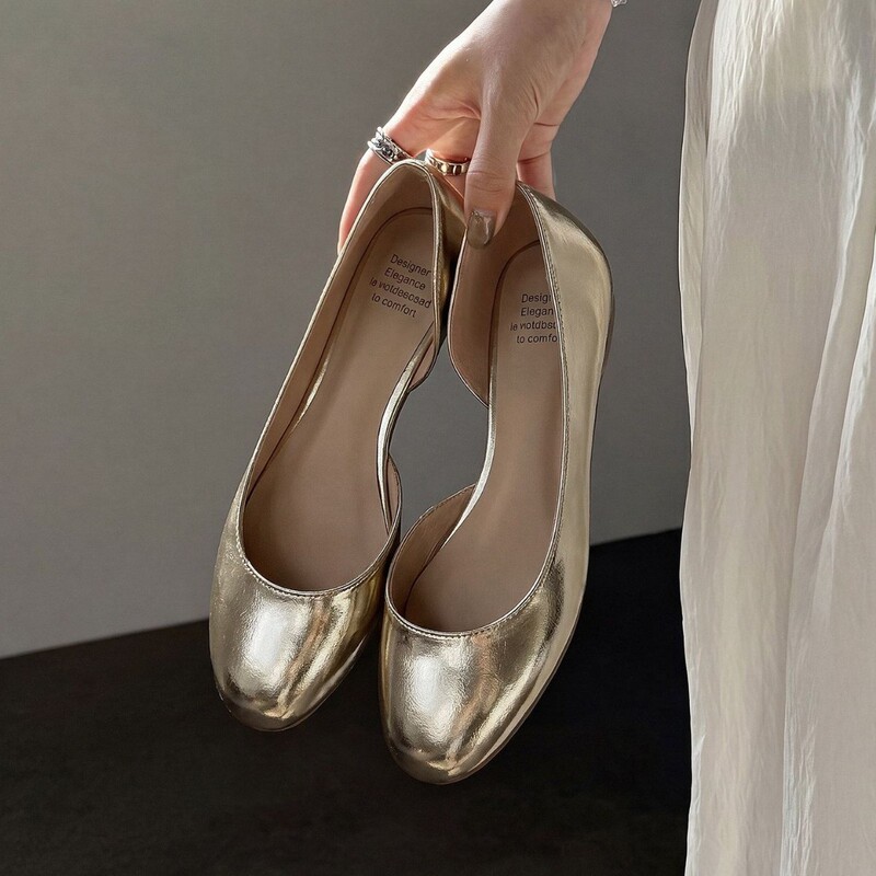 Fashionista~! New retro round-toe hollow Mary Jane shoes with internal height increase, casual, stylish, versatile, low-cut women's shoes Fashionista~! New retro round-toe hollow Mary Jane shoes with internal height increase, casual, stylish, versatile, low-cut women's shoes