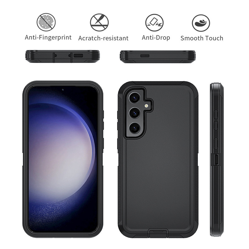 适用三星GALAXY S25FE实色手机保护套防摔三防支架全包手机壳现货|undefined