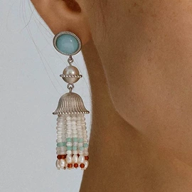 项链;耳环;耳钉