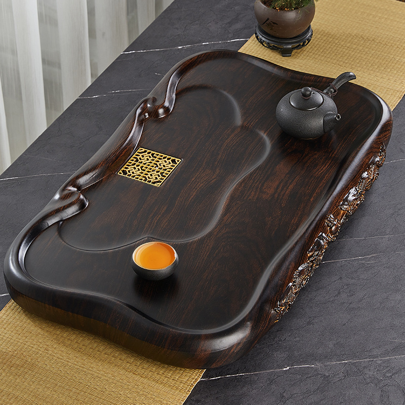 구리 스몰 사이즈 더블 드래곤 플레이 진주 흑단 95B 블랙 65x38x6cm