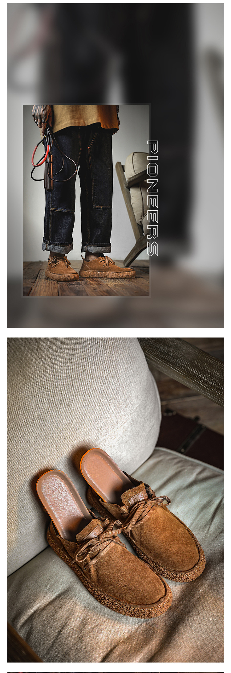 2024 männer Neue Echtes Leder Casual Schnüren Nicht-slip Weiche Sohle Atmungsaktive Board Reverse Fleece Wildleder Trendy Schuhe_voghion.com