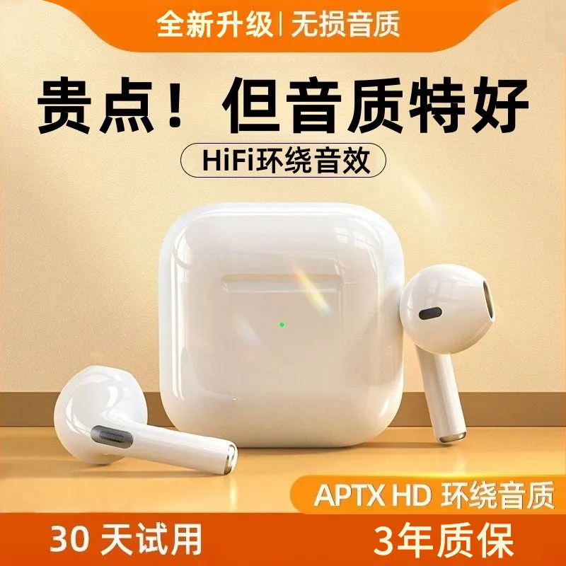 True Wireless Bluetooth Headset Official Semi-In-Ear Type Suitable for Apple Oppo Xiaomi Vivo 5 Years New