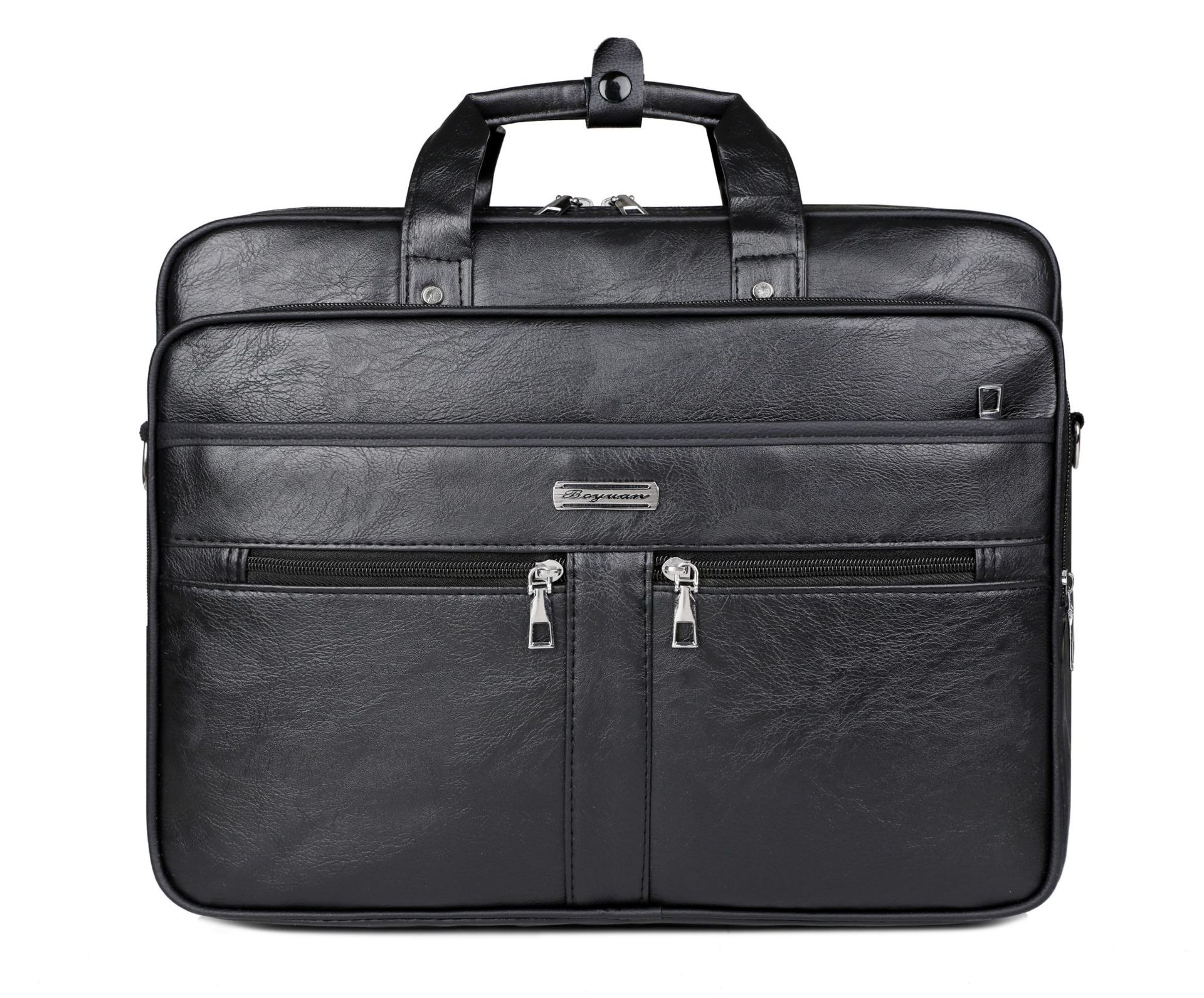 Maletín de negocios Bolso para computadora portátil de 15,6 pulgadas para hombres Cartera de negocios de documentos de gran capacidad Kit