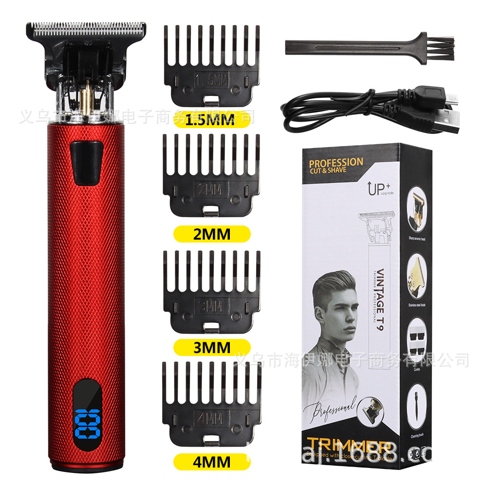 Amazon proporciona especialmente la cabeza de Buda dragón y Fénix pelo Clipper eléctrico pelo Clipper aceite cabeza Clipper recargable Barber Clipper fábrica de Ventas Directas
