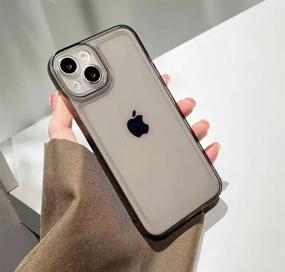 Funda Simple para Teléfono Apple 17 Pro Max, Nueva Funda Transparente para iPhone 16, Anti-caídas para 14, Cobertura Total para 15.
