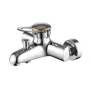 China Wholesale Modern Wall Mounted Single Handle Hot Cold Water Shower Bath Mixer