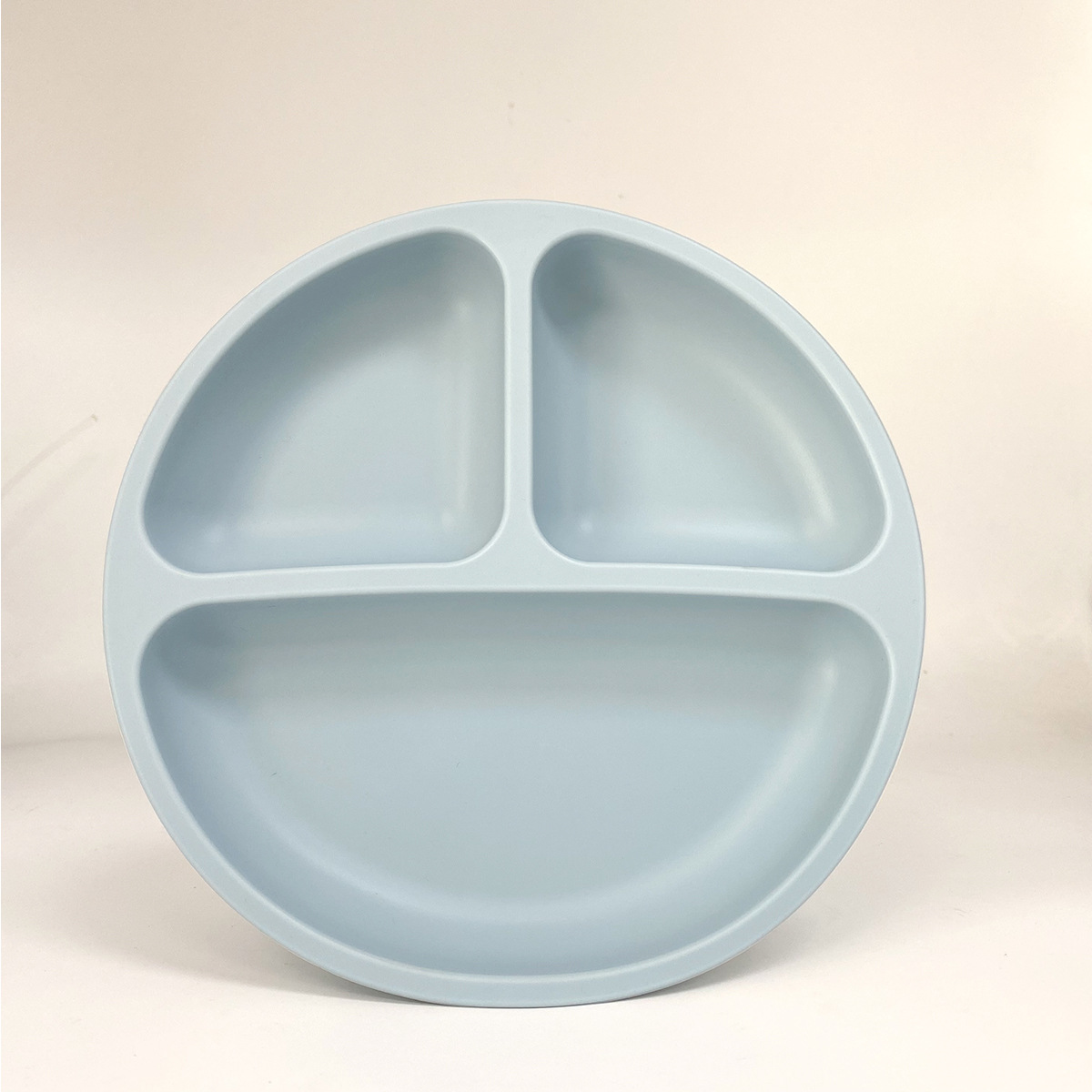 圆形笑脸-灰蓝色