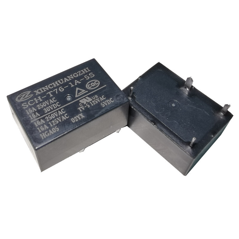 宏发HF7520/005-HS继电器T76常开16A/5V智能插座功率继电器