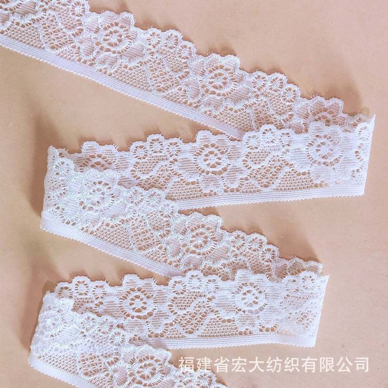 [Factory spot] 28-pin explosion pressure yarn elastic small edge suitable for underwear, underwear, pajamas, bags, etc.