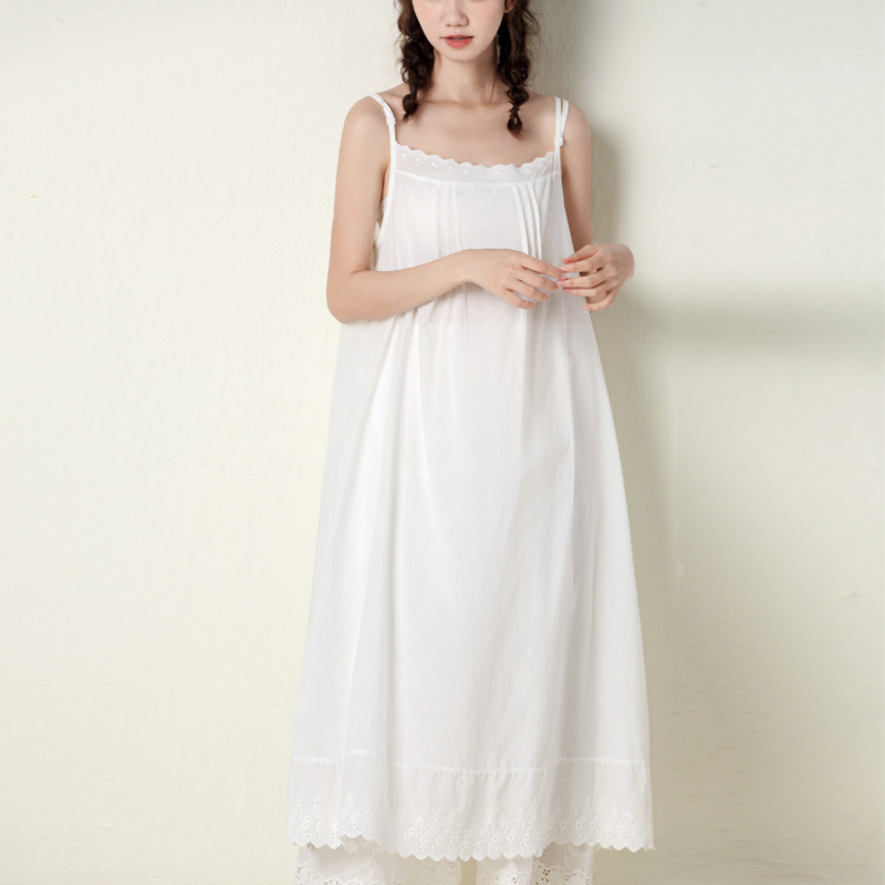 Spring and Summer New Japanese Women's Clothing Beautiful Back Strap Dress Loose All-match Base Petticoat Vest Women's Inner Dress