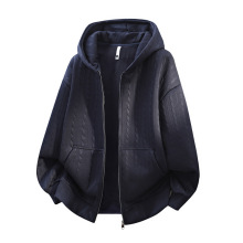 原创版权【工厂主推潮牌大码] 2025开衫拉链连帽卫衣运动套装男秋