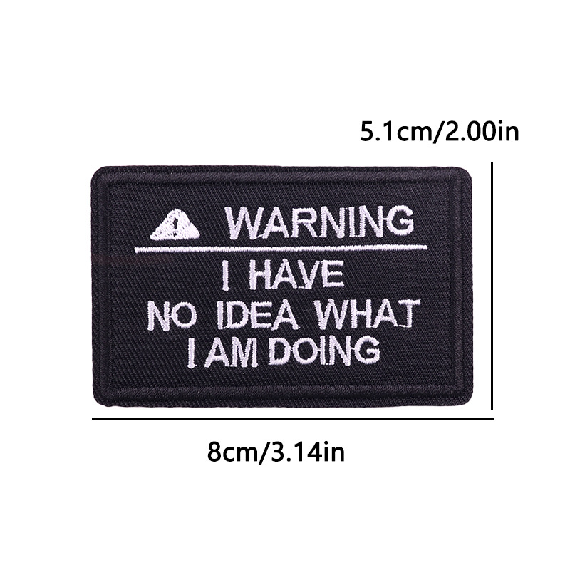 7g Weight Clothing Sticker Patches Classification 1 Piece Quantity Embroidery thread Material Letter Pattern Simple Style, Classic Style Style 1 Piece Simple Style Classic Style Letter Embroidery Thread Clothing Sticker Patches 2