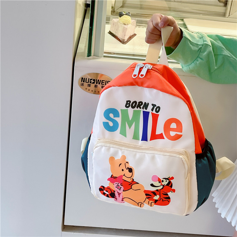 Kindergarten mochila Linda caricatura 3-6 años niños y niñas de dibujos animados mochila viaje colorido ligero mochila de protección de la columna vertebral