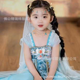 Single Top/Skirt/Pants Welfare Style Guofeng Boys and Girls Hanfu fleece-lined All-match White Black Leggings
