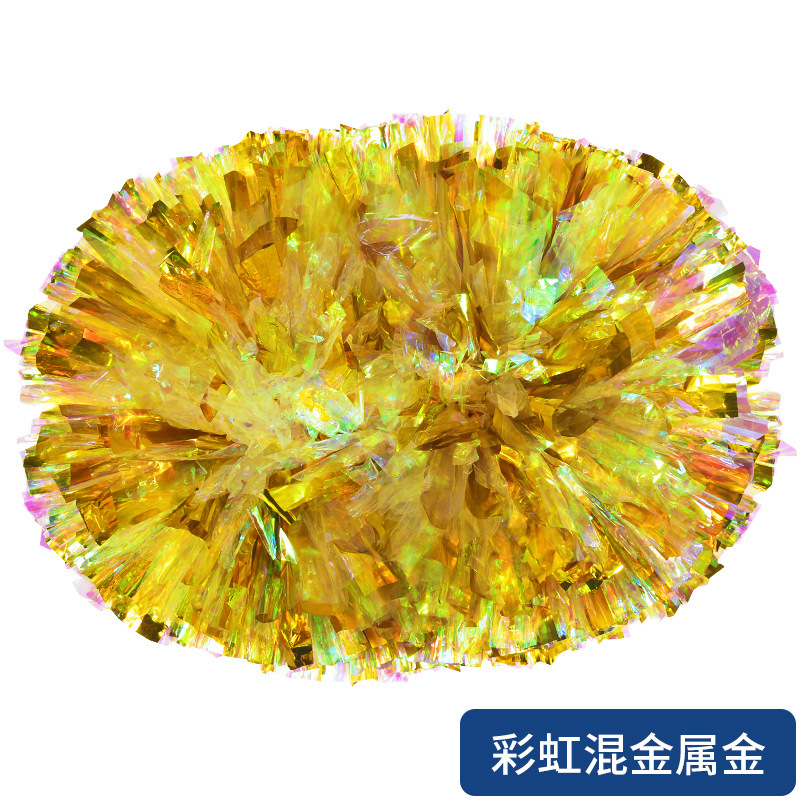 Porristas Bola de flores porristas mano flor mano sacudida flor danza rendimiento mano flor porristas flor bola de color rendimiento