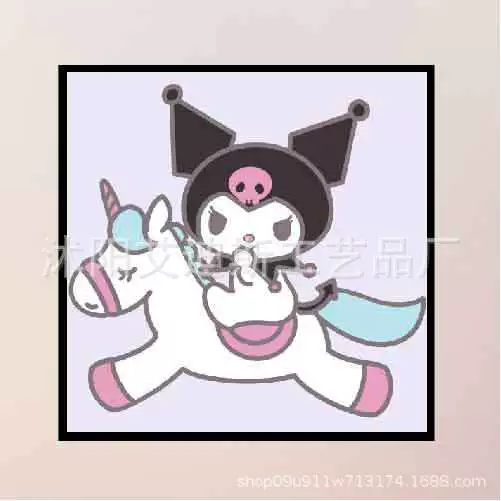 DIY заполнение детской цифровой масляной живопись красивый стиль оформление Sanrio ручной заполнение цвет терапия картина производитель оптом