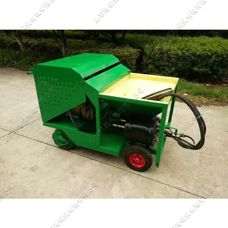 塑胶跑道喷涂机 彩色颗粒混合喷涂机 可移动体育场颗粒喷洒机