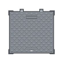 铸铁井盖球墨铸铁下水道方形井盖正方形井盖长方四方形弱电方井盖