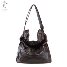 跨境女包真皮软皮大容量包包欧美新款单肩包女大包简约休闲斜跨包