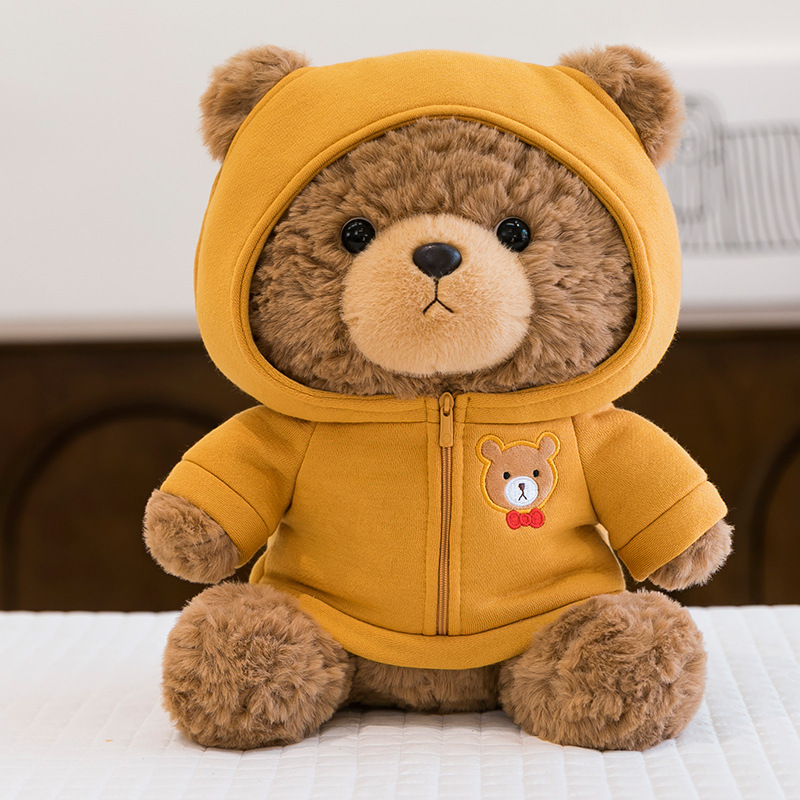 Sweater Teddy Bear juguetes para niños osos dormidos almohadas chicas regalo de cumpleaños confesión de amor suéter oso